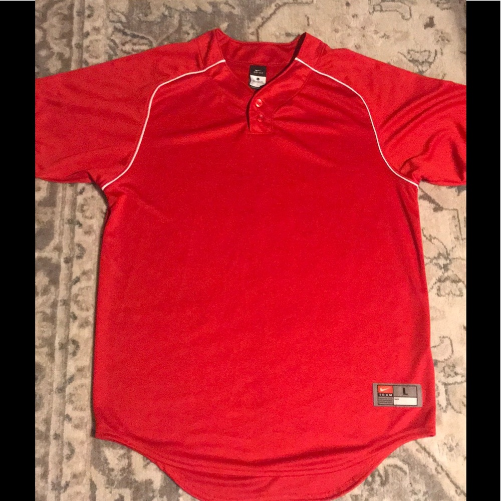 Vintage Nike Baseball Team blank jersey